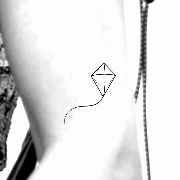 Kite Temporary Tattoo