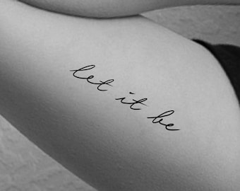 Let Go tattoo  Go tattoo Let it go tattoo Fear tattoo