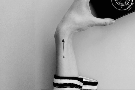 Arrow Temporary Tattoo / Simple Arrow Tattoo / Small Arrow Tattoo / Tiny Arrow  Tattoo - Etsy Ireland