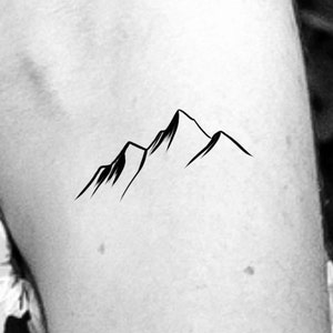 Mountain Temporary Tattoo