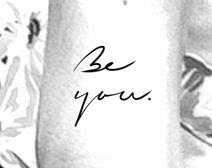 Be You Temporary Tattoo