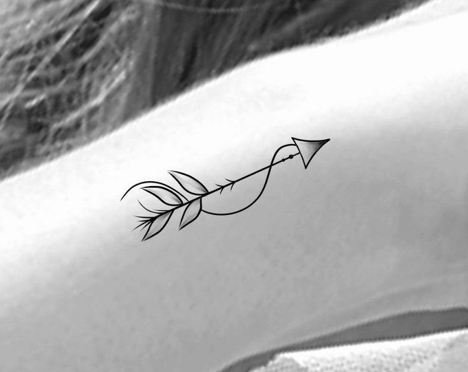 Small Arrow Temporary Tattoo