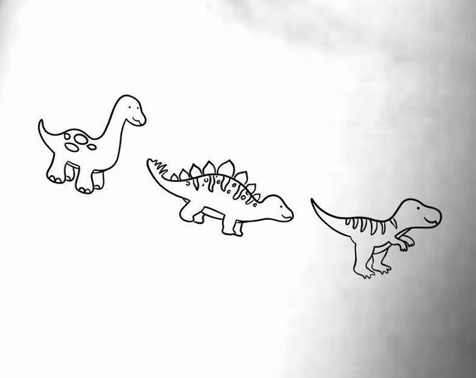 Dinosaurs Temporary Tattoo