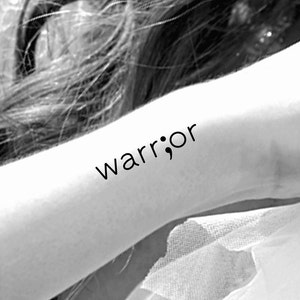Warrior Semicolon Temporary Tattoo