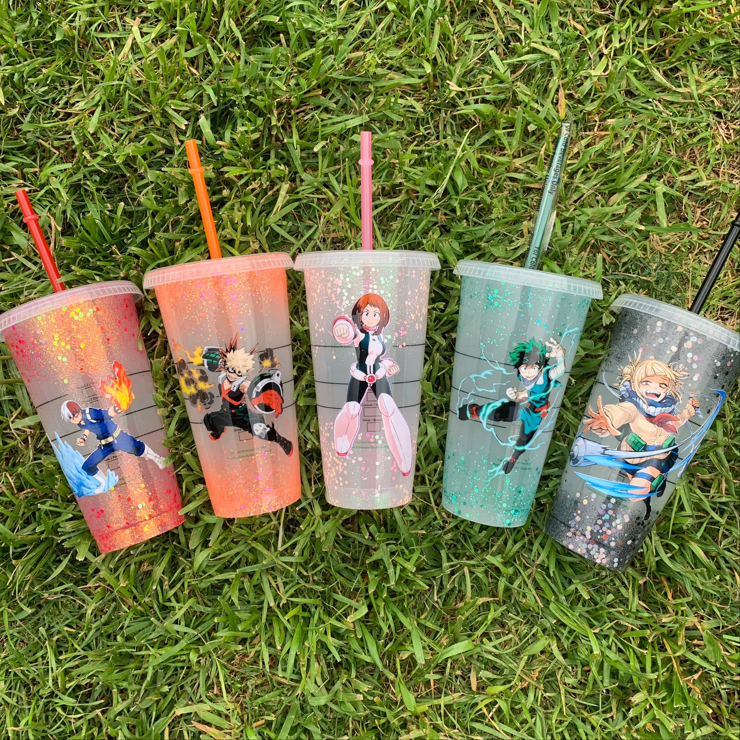 My Hero Academia - Todorki - Bakugo - Uraraka - Deku - Toga Inspired Starbucks Cup