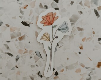 Floral Sticker