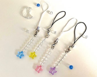 Mini Star Charm | Mini Beaded Keychain