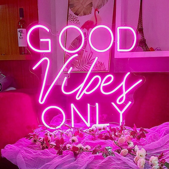 Good Vibes Only Neon Sign