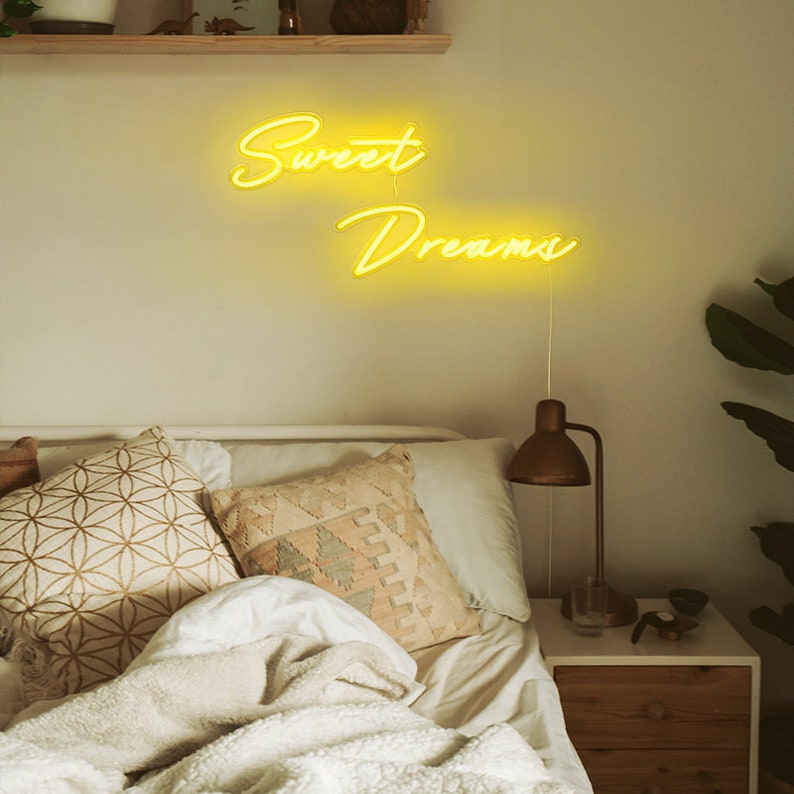 Sweet Dreams Neon Light Above Bed Neon Sign Neon Sign for Etsy