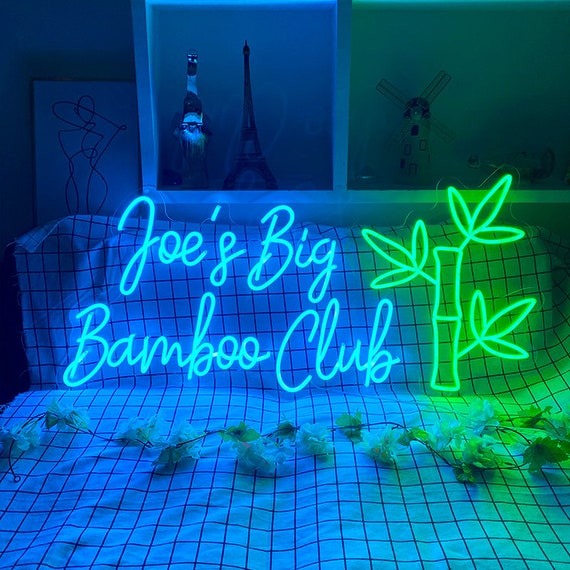 Custom neon word signs online