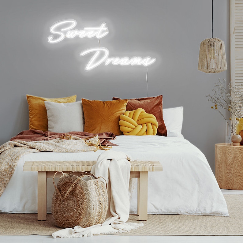 Sweet Dreams Neon Light Above Bed Neon Sign Neon Sign for Etsy