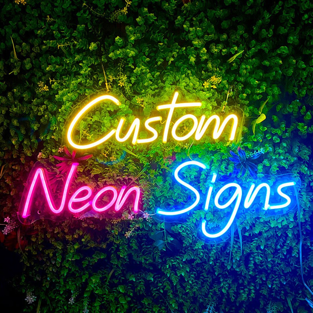 Etsy led sale neon sign