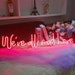 We're all mad here neon sign, Custom home decoration, neon light up signs, Custom party decoration neon lights, Graduation party decor signs 