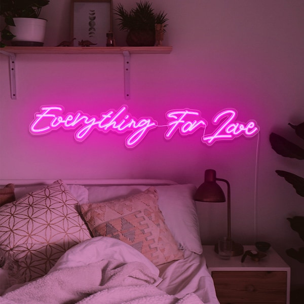 Neon Sign Typography - Etsy