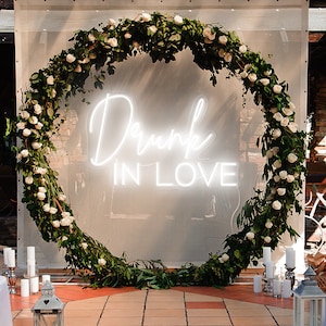 Drunk In Love Neon Sign | Neon Wedding Lights | Romantic Party Lights | LED Neon Sign | Wall Art For Home and Bedroom | Gift For Partner