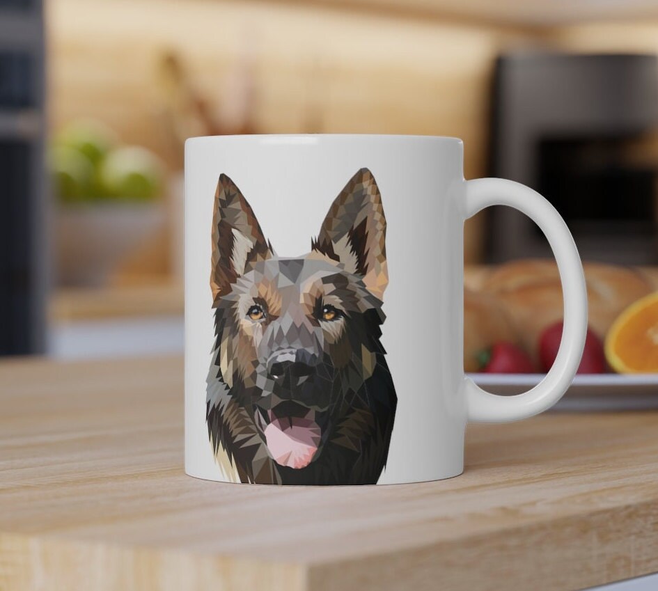 Custom German Shepherd Mug, German Shepherd Dog Mom Gift, German Shepherd Lover, Dog Lover Gift German Shepherd Mom Mug German Shepard