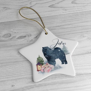 Custom Chow Chow Ceramic Ornaments, Dog memorial or christmas ornament image 2