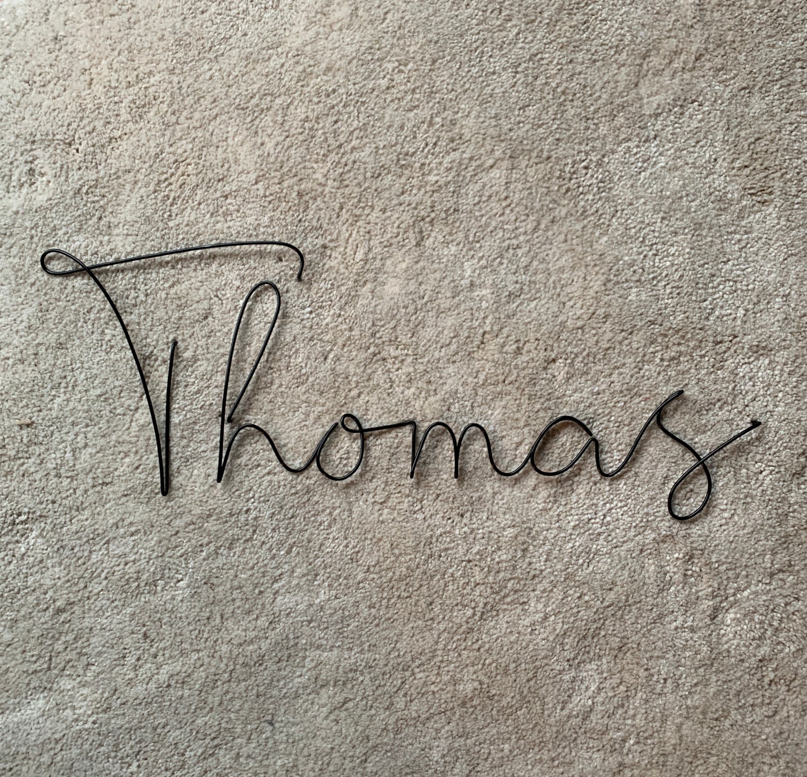 Wire Words Wall Art Custom Handmade Wire words | Etsy