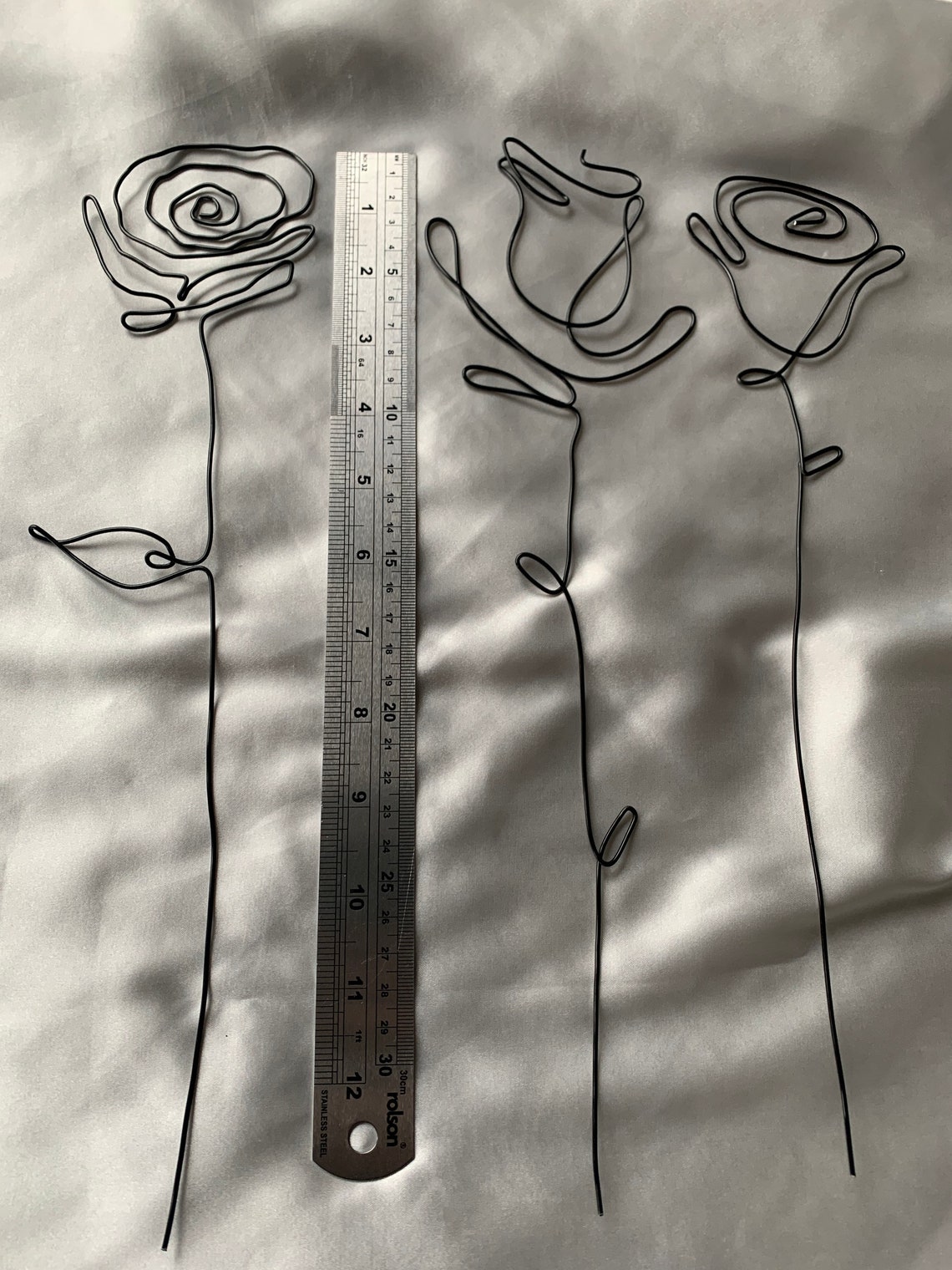 Wire Flower Bouquet Etsy UK