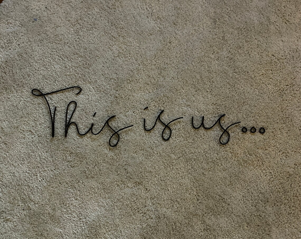 Wire Words Wall Art Custom Handmade Wire words Etsy