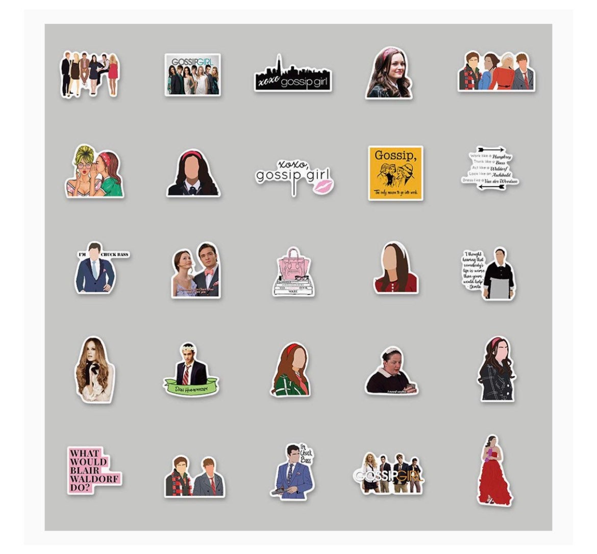 Gossip Girl Sticker Pack Gossip Girl Sticker Bundle Etsy