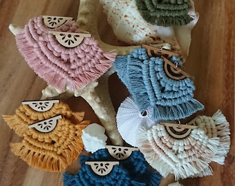 Pendientes Macrame : Angela