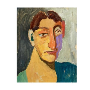 Portrait Of A Woman, oil on canvas, 14&quot;x11&quot;