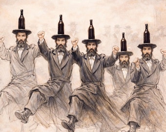 Hochzeitstanz im Schtetl, c. Um 1900