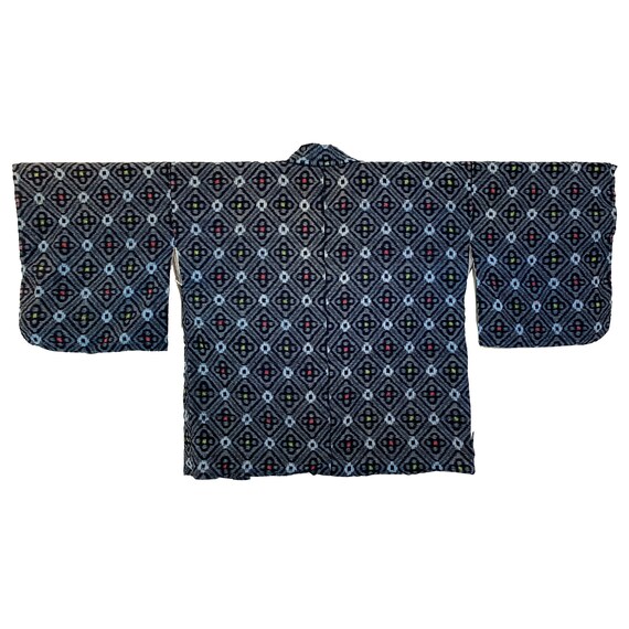 Blue Indigo Cotton Kasuri Haori 