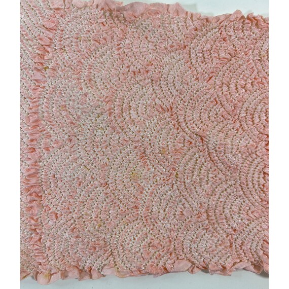 Baby pink silk shibori obiage with sayagata and f… - image 6