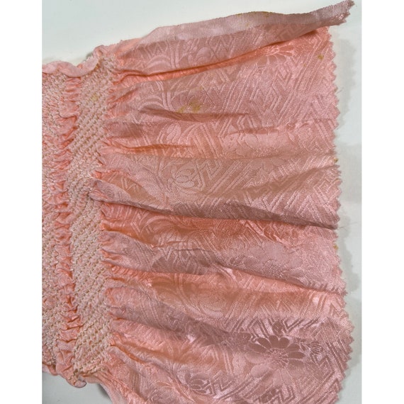 Baby pink silk shibori obiage with sayagata and f… - image 5