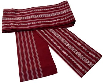 Hakata-ori Pure Silk Obi Belt Vintage Japanese High-quality Silk  display picture 1