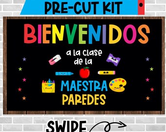 Bienvenidos Clase Maestra Bulletin Board Decoration: Spanish Classroom Decor