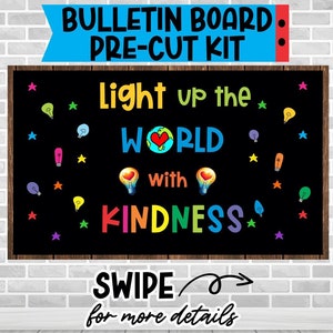 Light World Kindness Pre-cut Bulletin Board Decoration