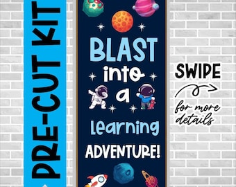 Blast Space Learning Bulletin Board Kit: Classroom Door Decoration
