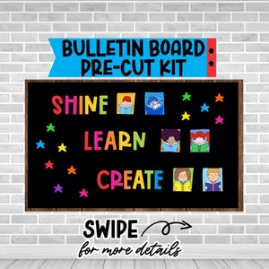 Shine Learn Create Bulletin Board Kit: Classroom Door Decor