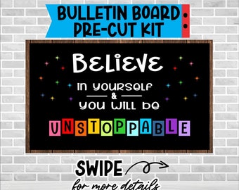 Believe In Yourself Bulletin Board Kit: Classroom Decor