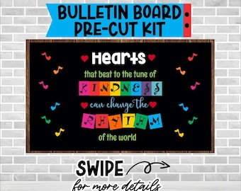 Kindness Music Classroom Door Decoration: Bulletin Board Letters