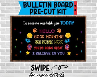 Classroom Bulletin Board Kit: Teacher Decoration, School Letters