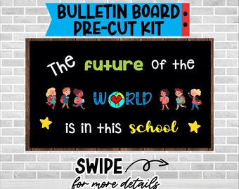 The Future of the World Bulletin Board Kit: Classroom Decor