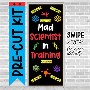 Mad Scientist Door Decoration Kit: Classroom Decor Letters