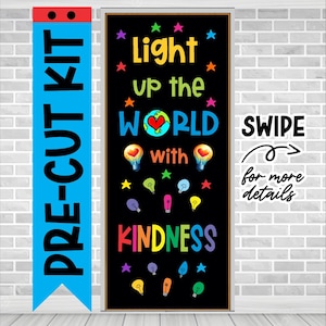 Pre-cut Kindness Classroom Door Decoration