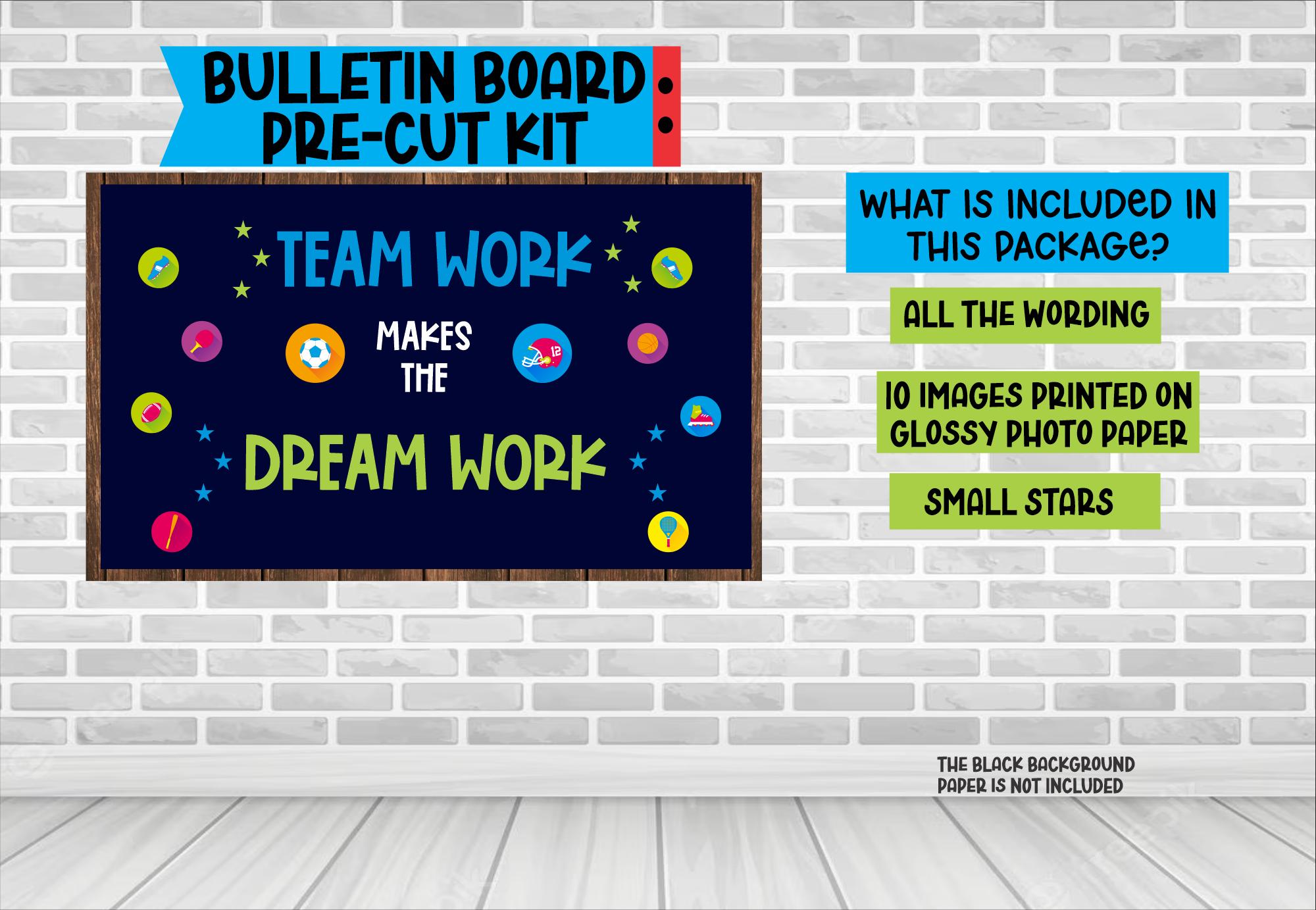 Sports Teamwork Bulletin Board Kit: School Door Decoration - Etsy