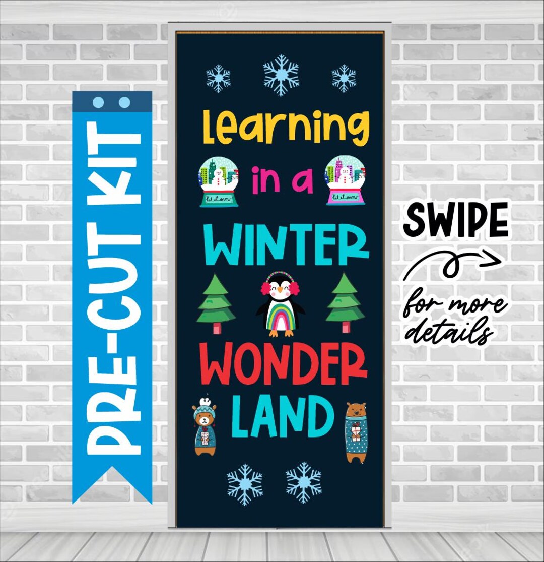 Christmas Bulletin Board Kit | Holiday Classroom Door Decor | Bulletin ...