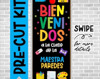 Bienvenidos Clase Maestra Spanish Door Decoration: Back to School Decor