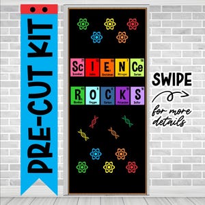 SCIENCE ROCKS School Door Kit Classroom Decoration Teacher bulletin board Teacher Appreciation Day Kit School Door Decor Kit Back to School