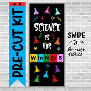 Science Classroom Door Decoration Kit: Teacher Appreciation Decor