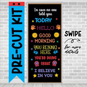 IN CASE Bulletin Board Kit Classroom Decoration School Letters Teacher Decoration Back to School Teacher Appreciation Day Bulletin Letter