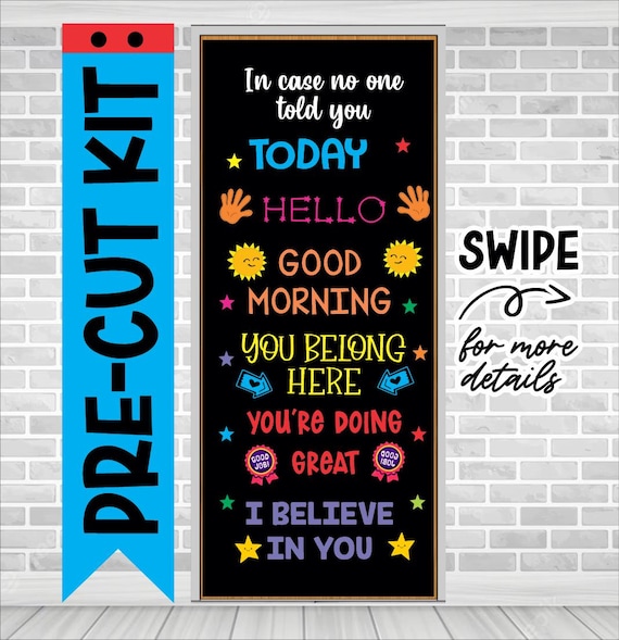 IN CASE Bulletin Board Kit Classroom Decoration School Letters Teacher Decoration Back to School Teacher Appreciation Day Bulletin Letter