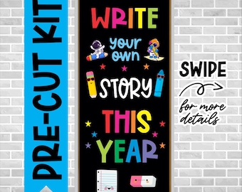 Write Your Own Story Door Decor Kit: Classroom Bulletin Board